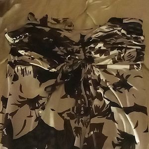 Size: large Brand:Johnathan Martin Colors: dark brown, light brown and white